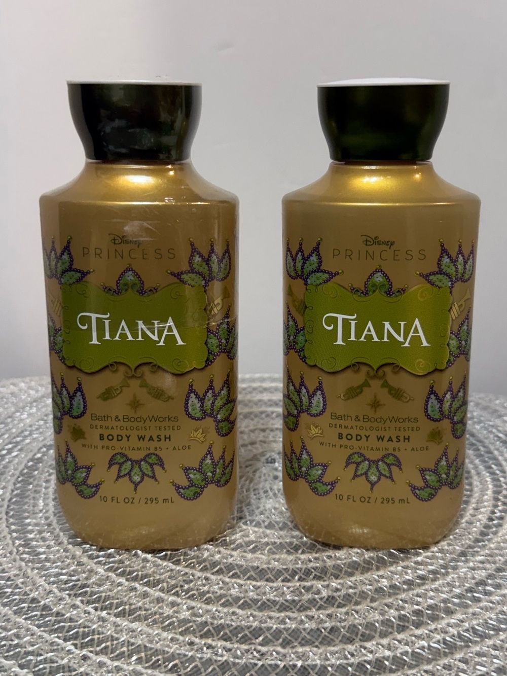 BBW x Disney Tiana Body Wash Set of 2 NWT